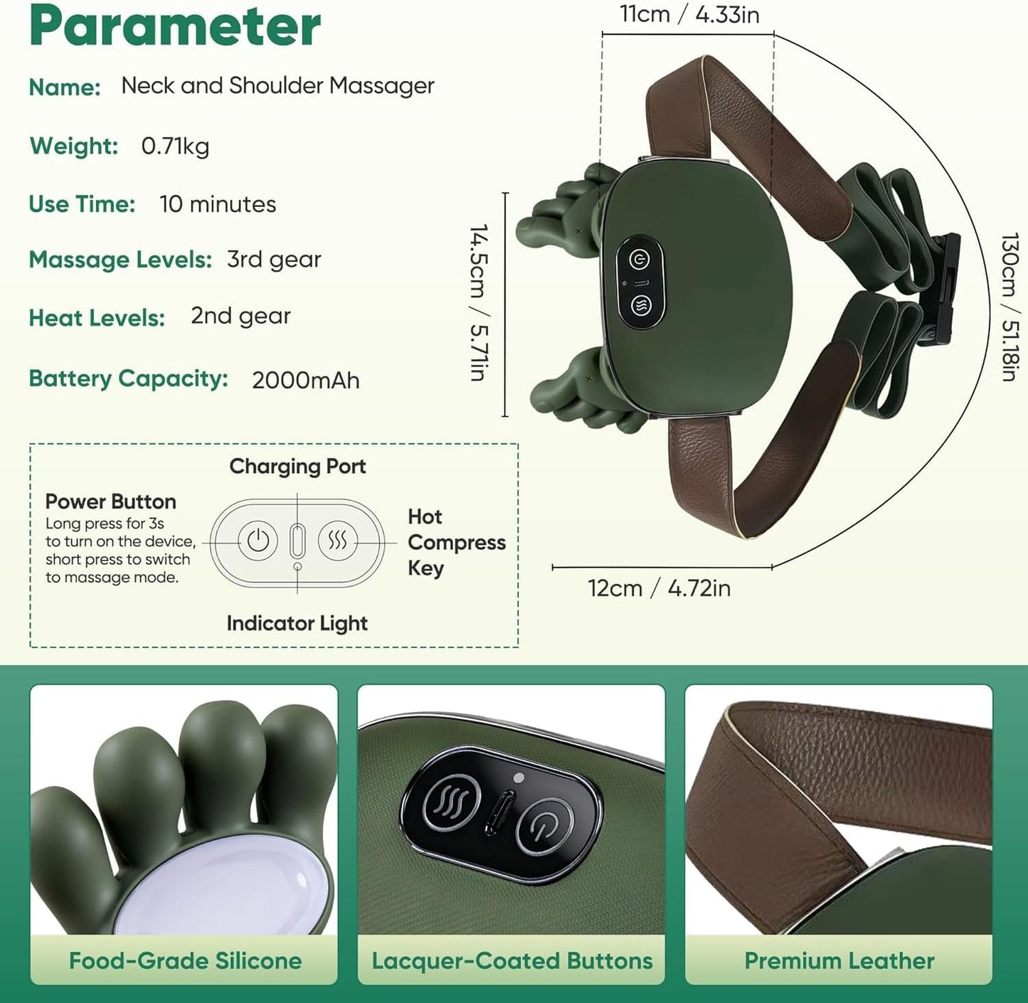 NIMEX™ Hand Shoulder Massager